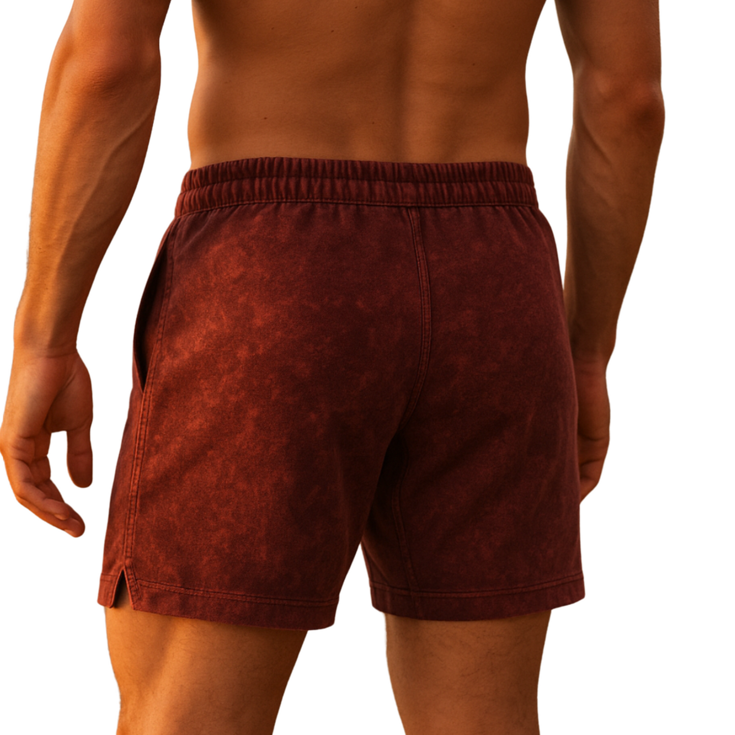 MOVRA Move Shorts -Deep Burgundy - Acid