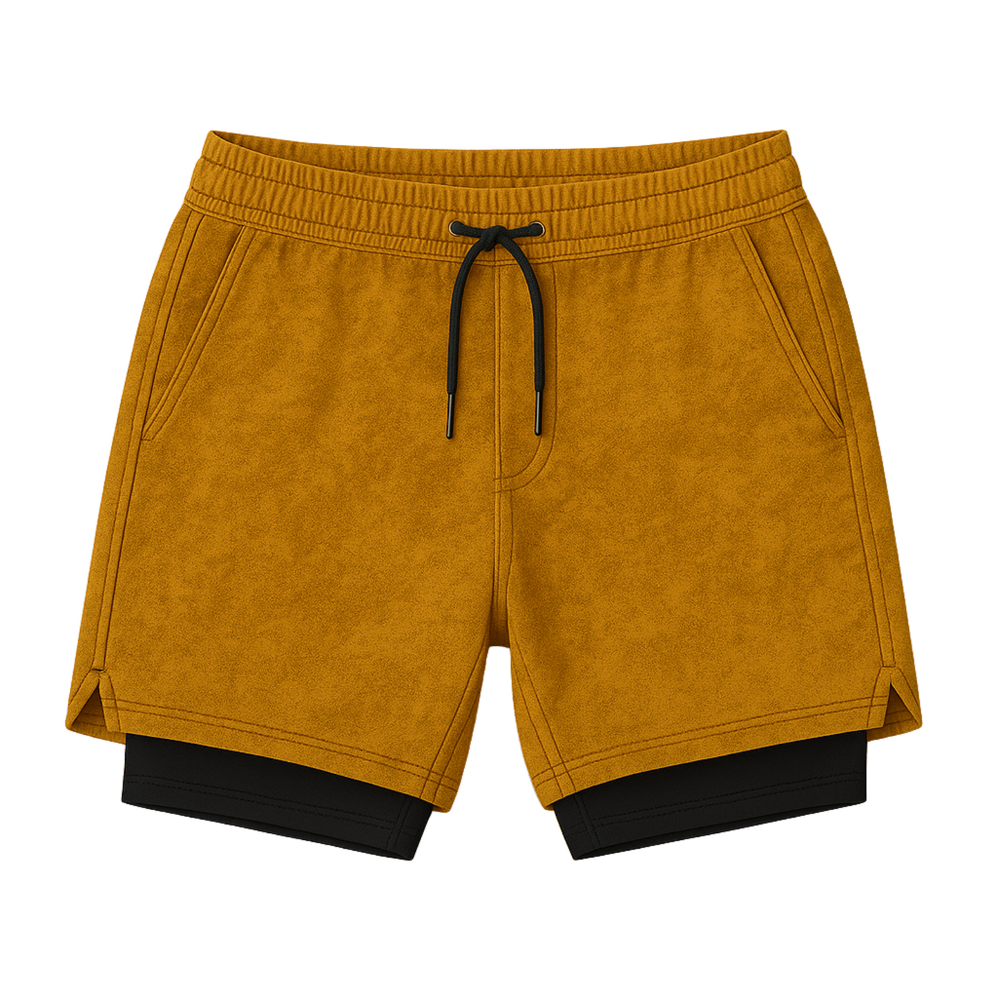 MOVRA Move Shorts - Golden Mustard